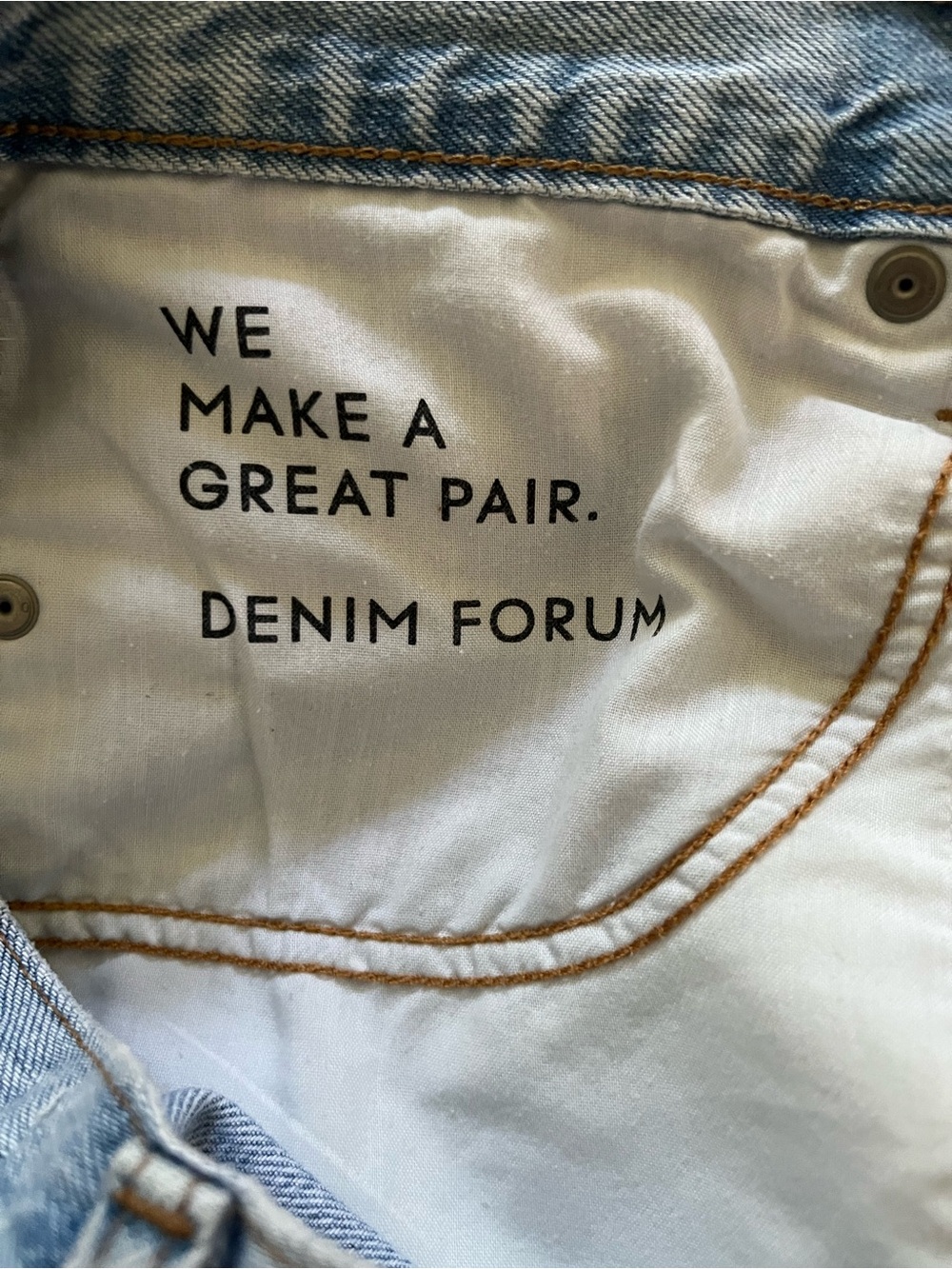 NWOT Denim Forum Aritzia Yoko shorts - Picture 8 of 9